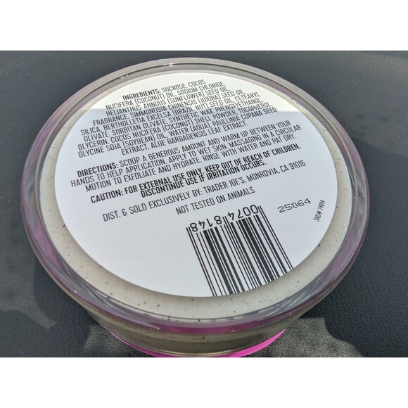 Last Price! NEW Trader Joes Brazil Nut Body Butter Carmel Pistachio Acai - Picture 3 of 4